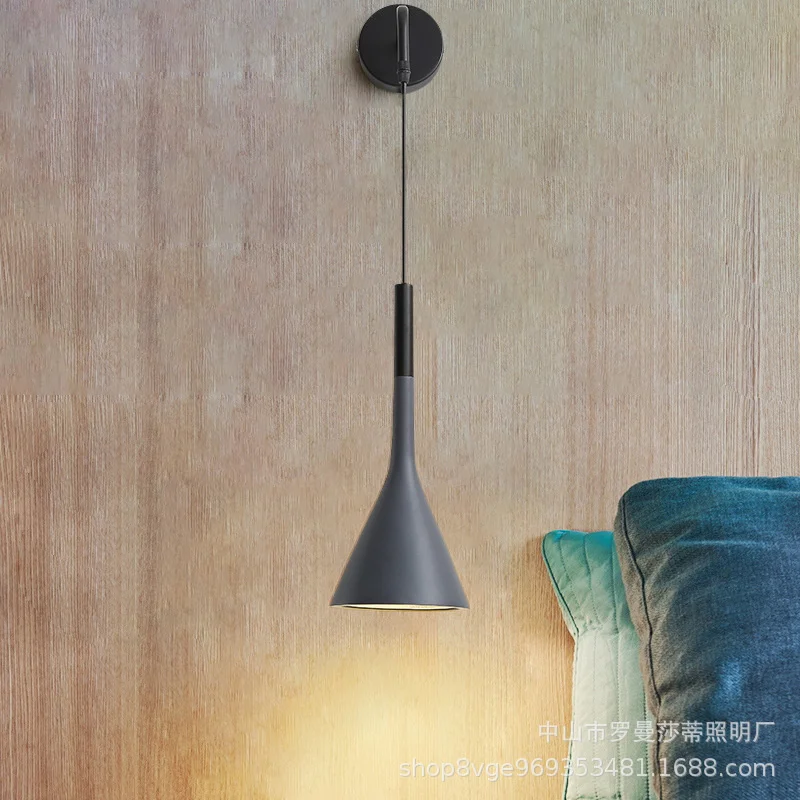 Wall lamp bedside lamp modern simple aisle lamp light luxury corridor background wall lamp stair lamp Nordic bedroom wall lamp
Wall lamp bedside lamp modern simple aisle lamp light luxury corridor background wall lamp stair lamp Nordic bedroom wall lamp