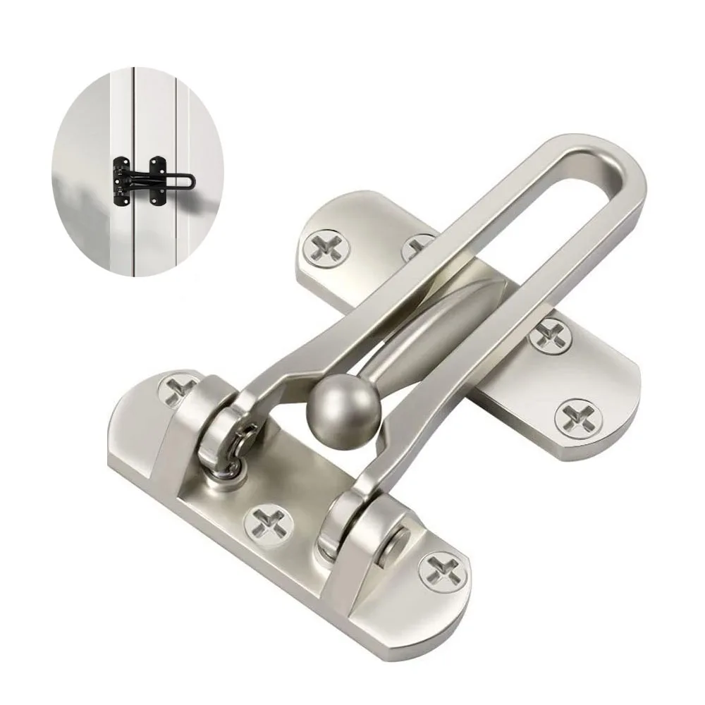 Home Anti-theft Door Buckle Door Security Guard Alloy Swing Door Bar Lock Bedroom Kids Room Brushed Finish Door Bolts Hardware
Home Anti-theft Door Buckle Door Security Guard Alloy Swing Door Bar Lock Bedroom Kids Room Brushed Finish Door Bolts Hardware