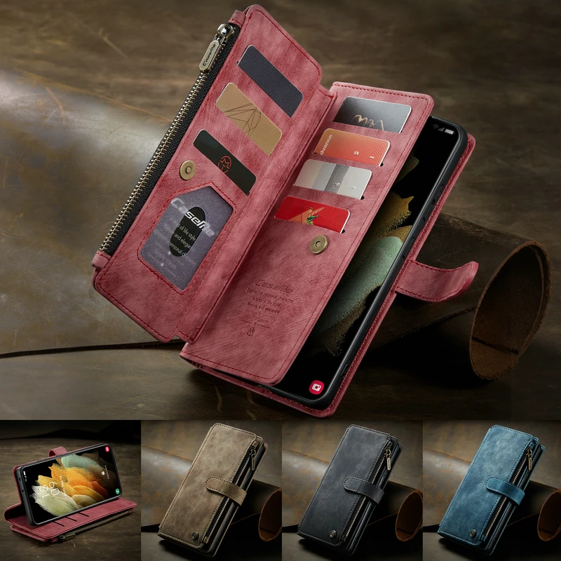 CaseMe S21FE Luxury Wallet Case For Samsung S21 S10 Plus Ultra S20FE Leather Book Case For Galaxy Note10 Plus S8 S9 Plus Cover
CaseMe S21FE Luxury Wallet Case For Samsung S21 S10 Plus Ultra S20FE Leather Book Case For Galaxy Note10 Plus S8 S9 Plus Cover