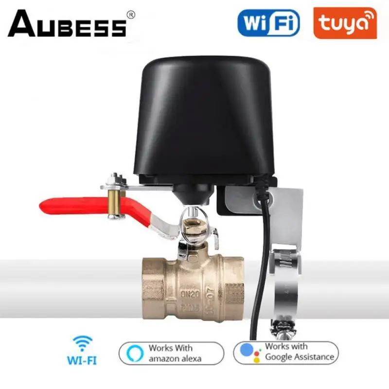 Tuya WiFi Smart Water/Gas Valve Automation Control Smart Home Remote Control ON/OFF Timing Set Works with Alexa Google Home
Tuya WiFi Smart Water/Gas Valve Automation Control Smart Home Remote Control ON/OFF Timing Set Works with Alexa Google Home