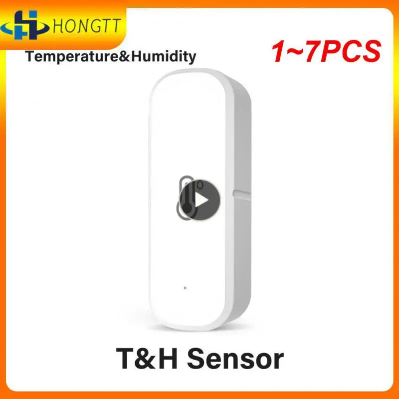 

1~7PCS Tuya Zigbee WiFi Temperature And Humidity Detector Independent Electronic Thermometer Sensor Smart Home Indoor Alexa