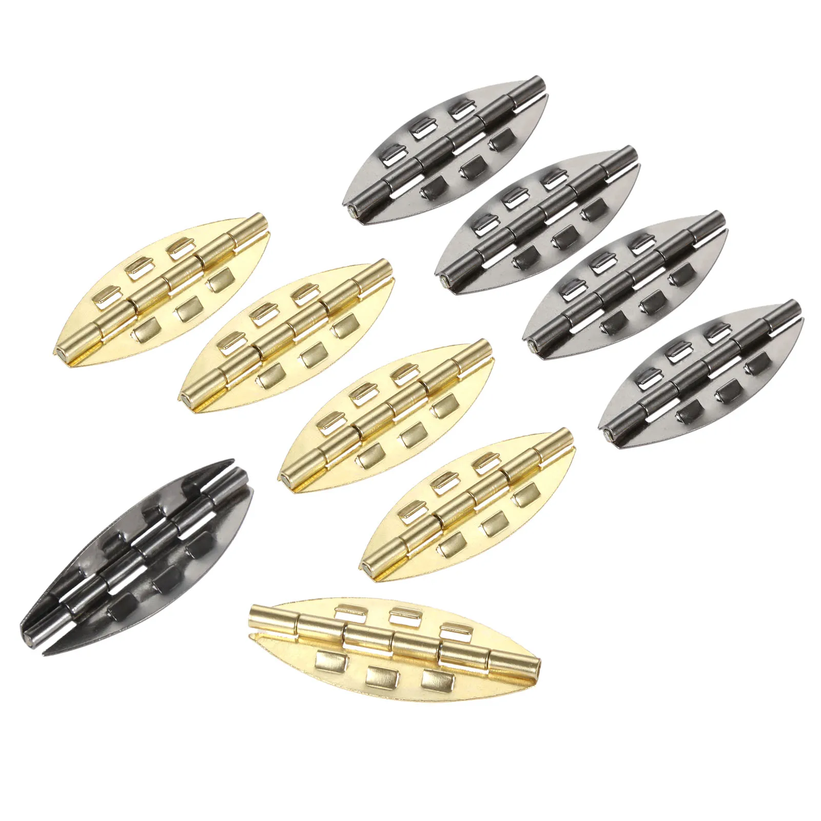 10Pc Black/Gold 39*17mm Door Cabinet Hinges Jewelry Wood Box Drawer Cupboard Decorative Hinge Fittings for Furniture Hardware
10Pc Black/Gold 39*17mm Door Cabinet Hinges Jewelry Wood Box Drawer Cupboard Decorative Hinge Fittings for Furniture Hardware
