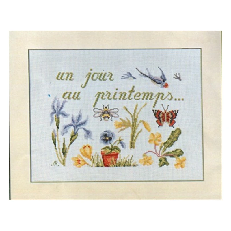 Cross Stitch Kit Magazine Style Simple small Picture Spring Garden 18ct14ct11ct Calico DIY Material Bag
Cross Stitch Kit Magazine Style Simple small Picture Spring Garden 18ct14ct11ct Calico DIY Material Bag