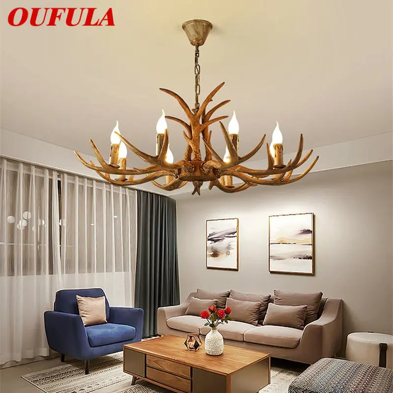 OUFULA Modern Led Chandelier Creative Antler Hanging Pendant Lamp for Home Dining Room Aisle Decor
OUFULA Modern Led Chandelier Creative Antler Hanging Pendant Lamp for Home Dining Room Aisle Decor