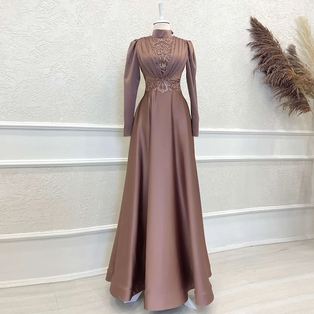 Elegant A-Line Evening Dresses for Women 2022 Full Sleeve High Neck Floor Length Moroccan Caftan Beading Applique Robe De Soiree
Elegant A-Line Evening Dresses for Women 2022 Full Sleeve High Neck Floor Length Moroccan Caftan Beading Applique Robe De Soiree