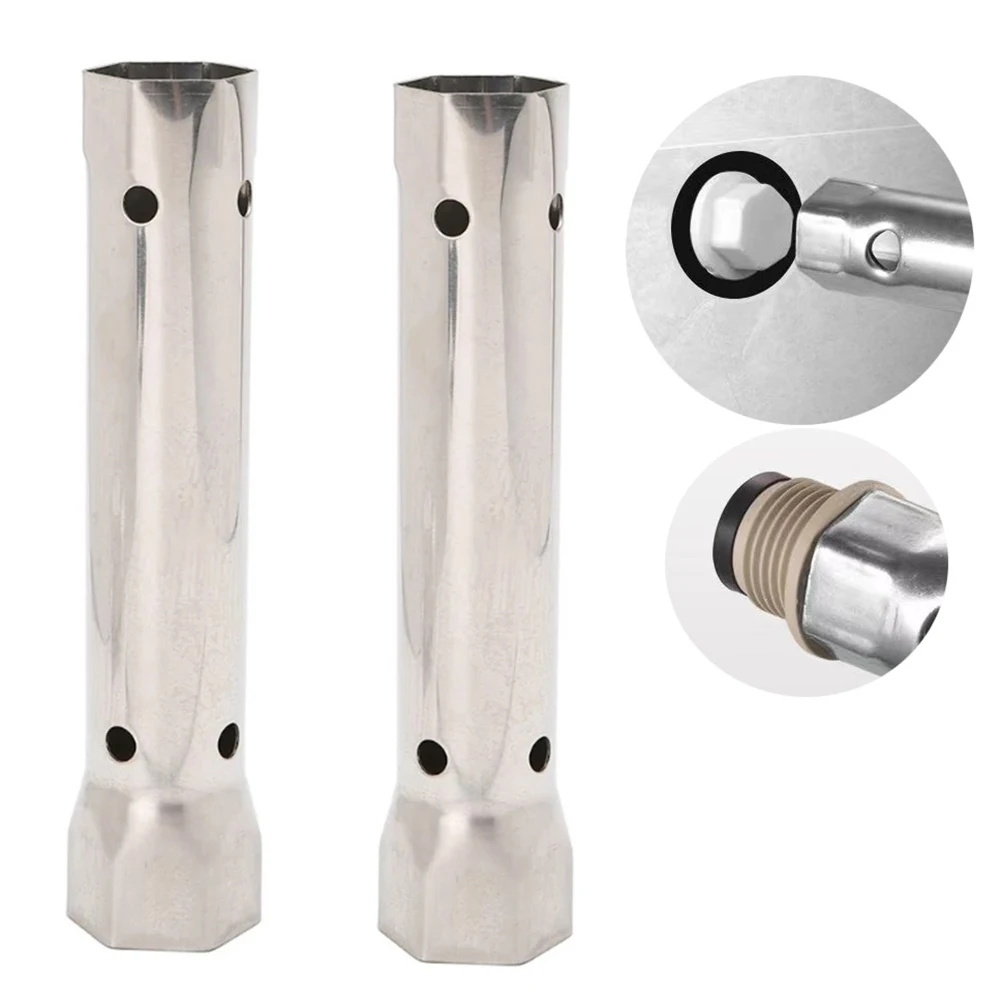 2pcs Faucet Wrench Bathroom Garden Anti-corrosion Common Faucet Installations Rust-proof Silver Stainless Steel
2pcs Faucet Wrench Bathroom Garden Anti-corrosion Common Faucet Installations Rust-proof Silver Stainless Steel
