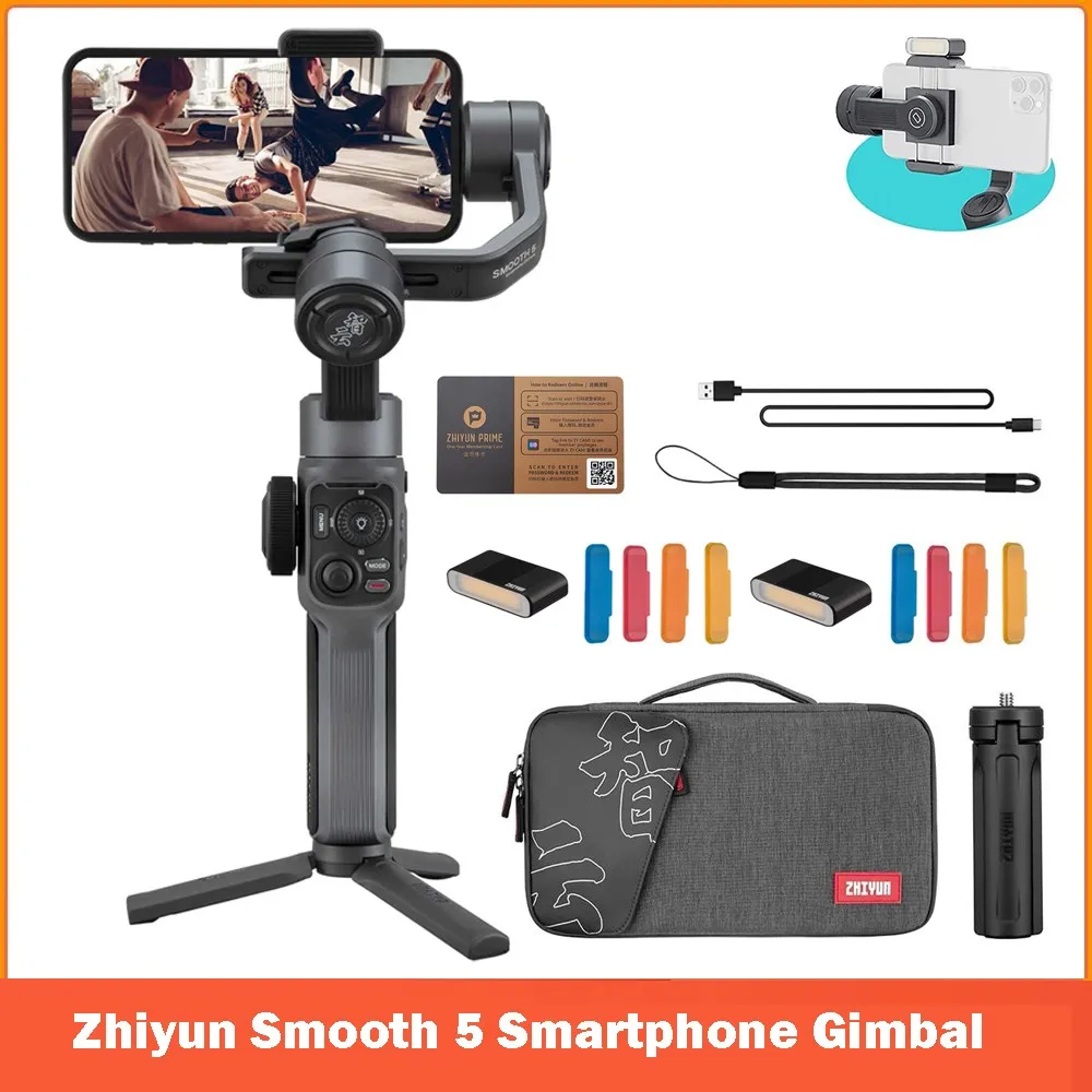 Zhiyun Smooth-5 Professional Gimbal Stabilizer for iPhone 13 Pro Max Mini 12 11 XS X XR 8 7 6 Plus Android Smartphone Cell Phone
Zhiyun Smooth-5 Professional Gimbal Stabilizer for iPhone 13 Pro Max Mini 12 11 XS X XR 8 7 6 Plus Android Smartphone Cell Phone