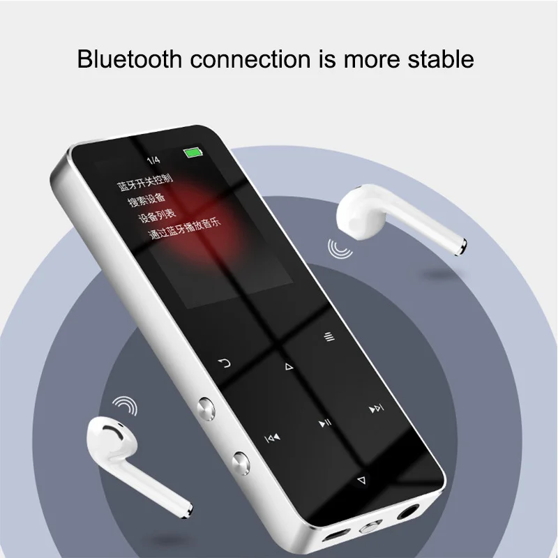 NEW MP3 MP4 HiFi Music Player Bluetooth-compatible Supports Card, With FM Alarm Clock Pedometer E-Book Built-in Speaker Fashion
NEW MP3 MP4 HiFi Music Player Bluetooth-compatible Supports Card, With FM Alarm Clock Pedometer E-Book Built-in Speaker Fashion