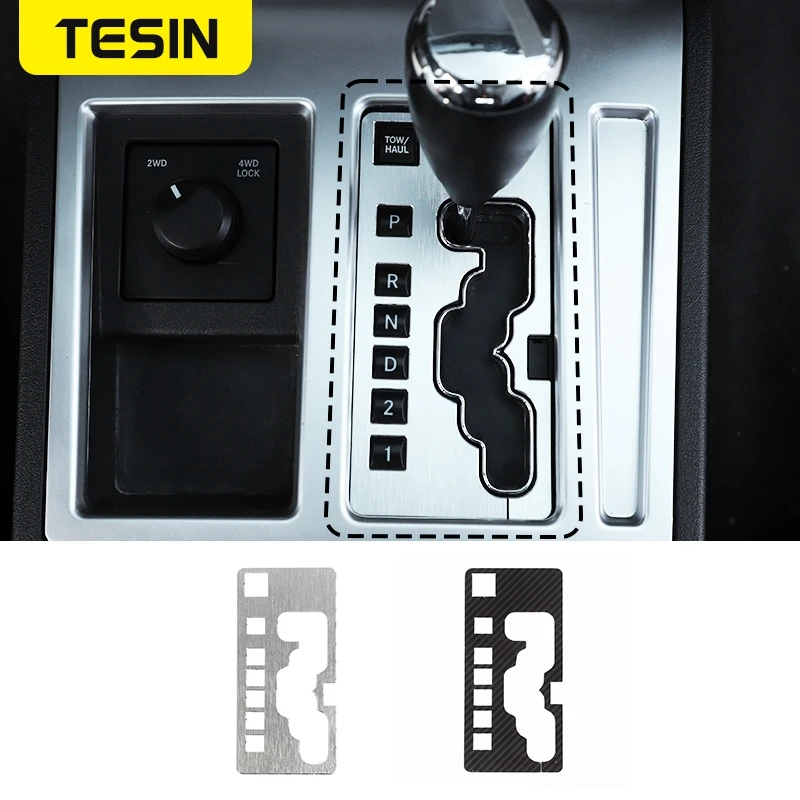 TESIN Aluminum Gear Shift Decoration Panel Cover Sticker Decorative Trim For Dodge Nitro 2007-2012 Car Interior Accessories
TESIN Aluminum Gear Shift Decoration Panel Cover Sticker Decorative Trim For Dodge Nitro 2007-2012 Car Interior Accessories