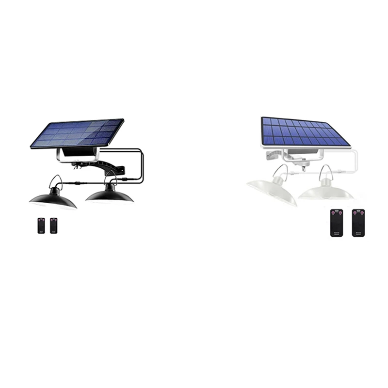 Solar Pendant Lights IP65 Waterproof Lamp With Remote Controller Double Bulb Light For Outdoor Chicken Bullpen,Etc
Solar Pendant Lights IP65 Waterproof Lamp With Remote Controller Double Bulb Light For Outdoor Chicken Bullpen,Etc
