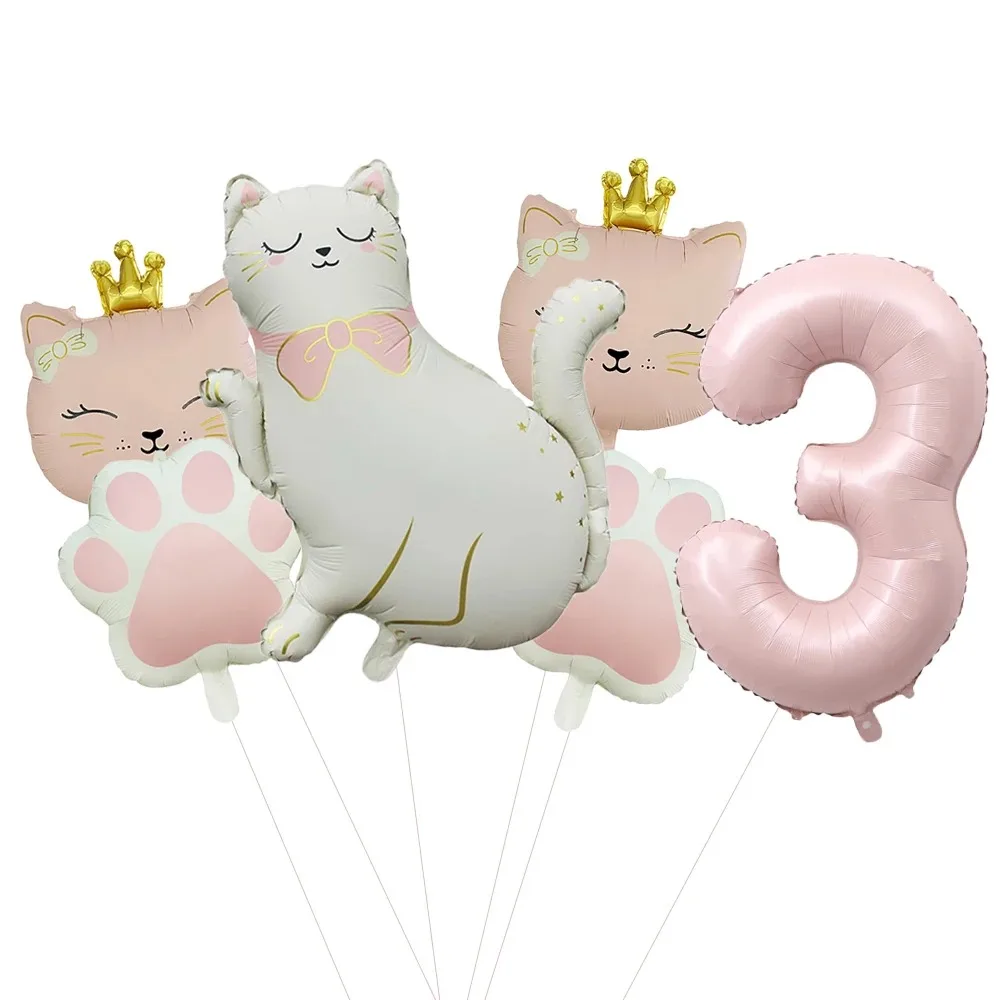 Розовый 32-дюймовый фольгированный шар с кошачьей короной
Розовый 32-дюймовый фольгированный шар с кошачьей короной