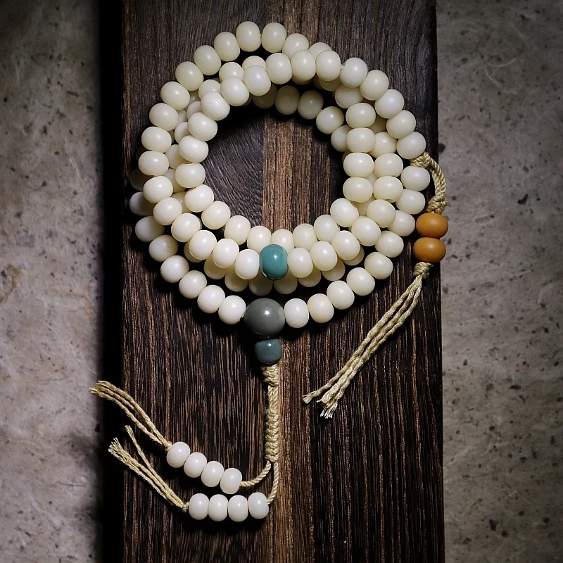 Natural White Bodhi Seed Beads 108 White Jade Men's Hand Toy Bracelet Rosary Women's Bracelet
Natural White Bodhi Seed Beads 108 White Jade Men's Hand Toy Bracelet Rosary Women's Bracelet