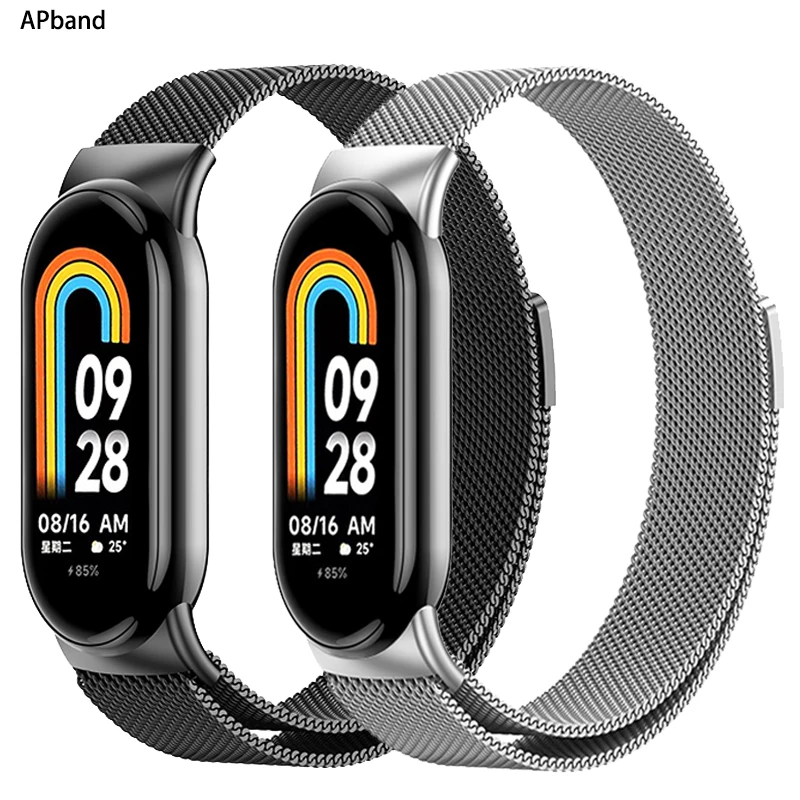 Milanese Loop For xiaomi Mi Band 8 Strap accessories smartwatch magnetic belt bracelet pulseira correa miband7 6 5 4 3 NFC strap
Milanese Loop For xiaomi Mi Band 8 Strap accessories smartwatch magnetic belt bracelet pulseira correa miband7 6 5 4 3 NFC strap