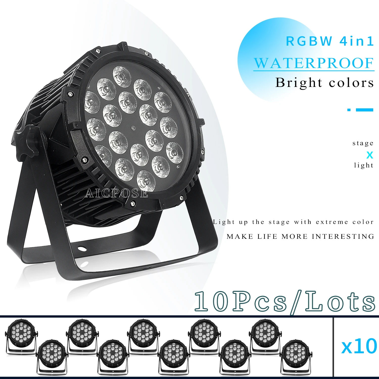 10 шт./лот 18x12 Вт RGBWA УФ светодиодный 6 в 1 Par Светильник профессиональный сценический свет DMX512 управление для дискотеки диджея 
10 шт./лот 18x12 Вт RGBWA УФ светодиодный 6 в 1 Par Светильник профессиональный сценический свет DMX512 управление для дискотеки диджея