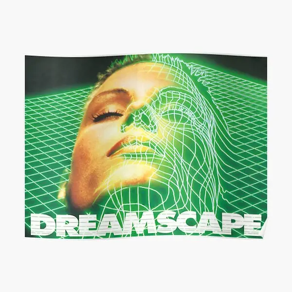 

Плакат Dreamscape 90S Rave с винтажным принтом, Забавный домашний художественный декор, картина на стену, современное настенное украшение, картина для комнаты без рамки