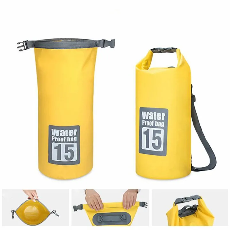 5/10/15/20L Waterproof Backpack Dry Bag Ultralight Waterproof PVC Bag Pouch Rafting Camping Hiking Swimming Outdoor Tools Travel
5/10/15/20L Waterproof Backpack Dry Bag Ultralight Waterproof PVC Bag Pouch Rafting Camping Hiking Swimming Outdoor Tools Travel