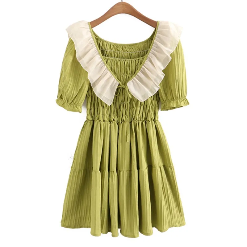 Plus Size Women Dresses Oversized Curve Clothes Fashion Slimming V-Lace Short Sleeve Elastic One-Piece Summer 2023
Plus Size Women Dresses Oversized Curve Clothes Fashion Slimming V-Lace Short Sleeve Elastic One-Piece Summer 2023