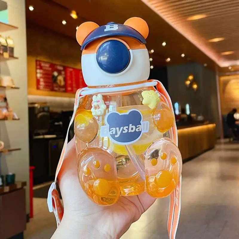 Pc/pp Children Bear Cup Cartoon Hat Drink Water Bottle Students Sports Water Bottle Water Bottle For Children 750ml Portable
Pc/pp Children Bear Cup Cartoon Hat Drink Water Bottle Students Sports Water Bottle Water Bottle For Children 750ml Portable