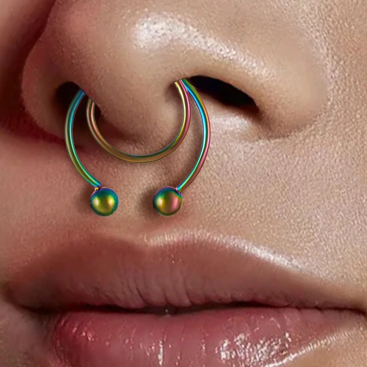 New 1pcs Stainless Steel Nose Clip Fashion U Shape Non Pierced Nose Pins Nose Ring Piercing Jewelry for Men and Women
New 1pcs Stainless Steel Nose Clip Fashion U Shape Non Pierced Nose Pins Nose Ring Piercing Jewelry for Men and Women