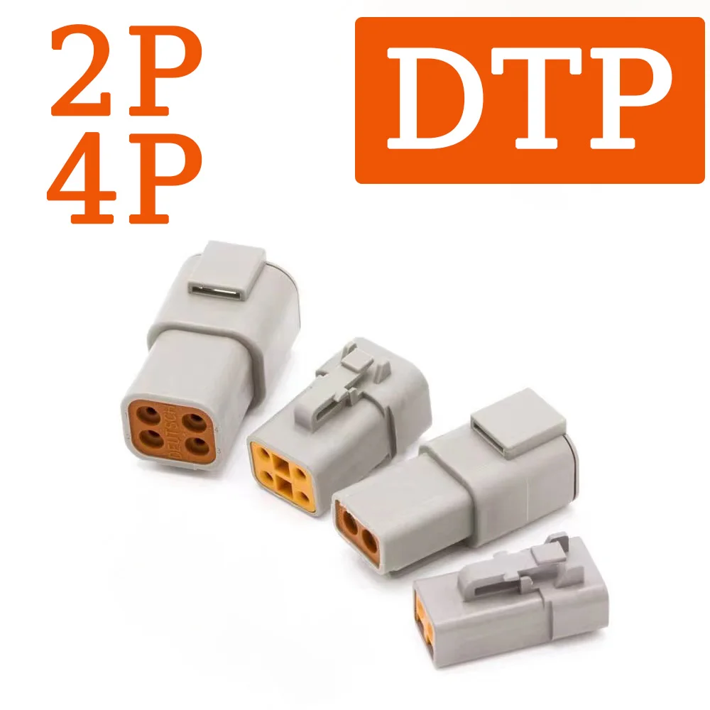 5/10/100 Deutsch Type DTP 2pin 4pin Waterproof Connector Automotive Connector Socket Plug Male Female DTP04-2P DTP06-2S DTP04-4P
5/10/100 Deutsch Type DTP 2pin 4pin Waterproof Connector Automotive Connector Socket Plug Male Female DTP04-2P DTP06-2S DTP04-4P