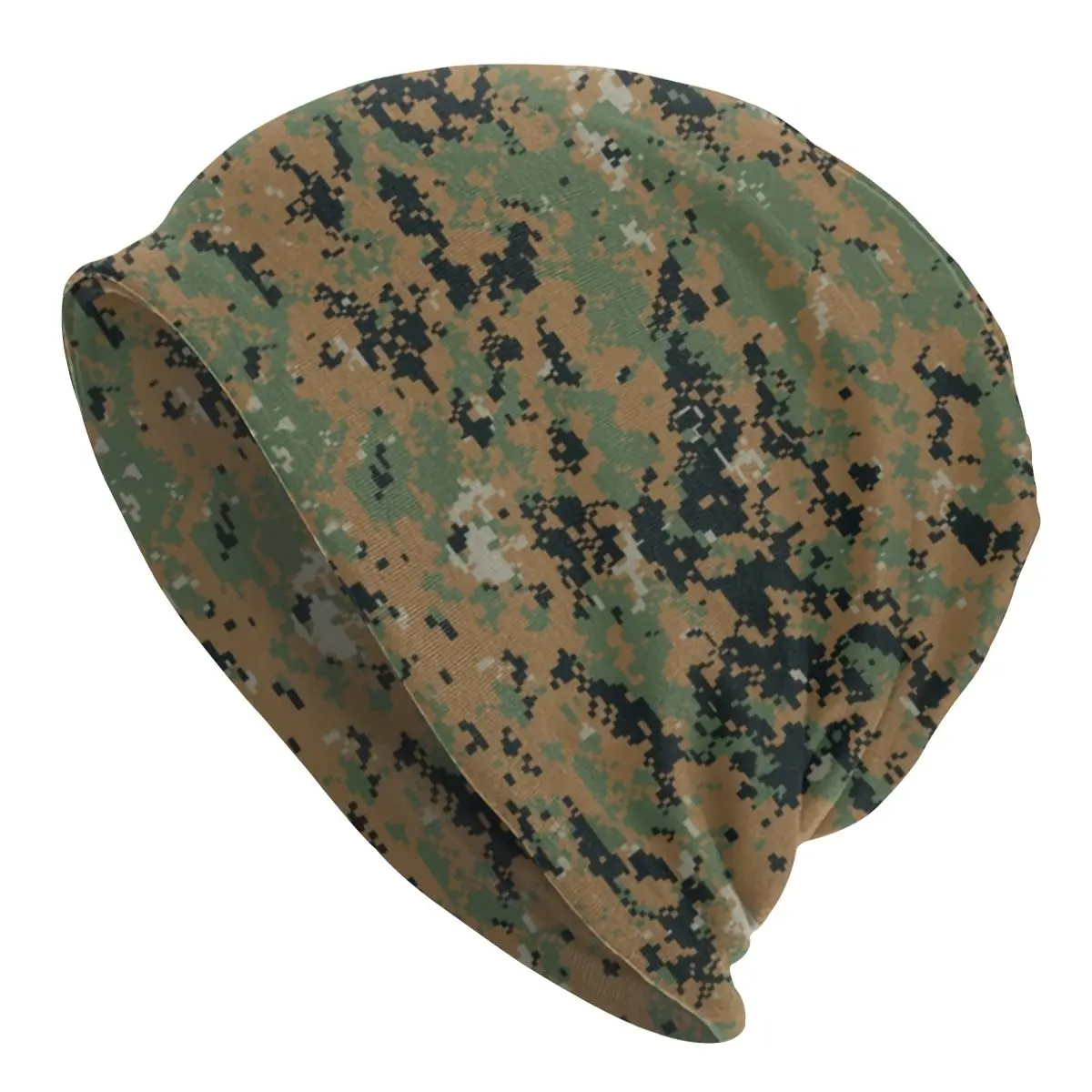 

Marpat Military Army Camo Slouchy Beanie Fashion Winter Warm Skullies Beanies Hat Adult Woodland Camouflage Knitted Bonnet Cap