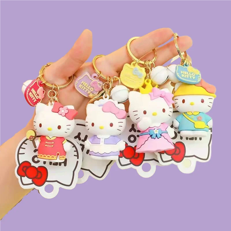 

Kawaii Sanrio Cartoon Cute Hellokitty Doll Keychain Pendant Gift Box Creative Backpack Pendant Send Girlfriend Girlfriends Gift