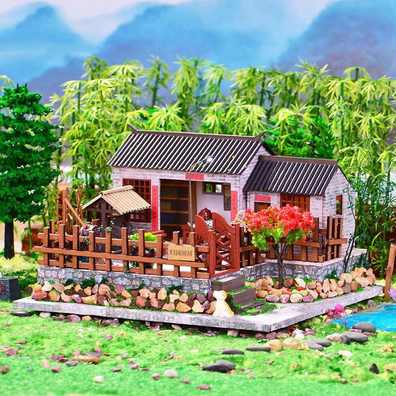 Деревянный кукольный домик Forest Wild Wood DIY, пасторальный домик с мебелью, миниатюрный кукольный домик, игрушка для детей, подарок
Деревянный кукольный домик Forest Wild Wood DIY, пасторальный домик с мебелью, миниатюрный кукольный домик, игрушка для детей, подарок