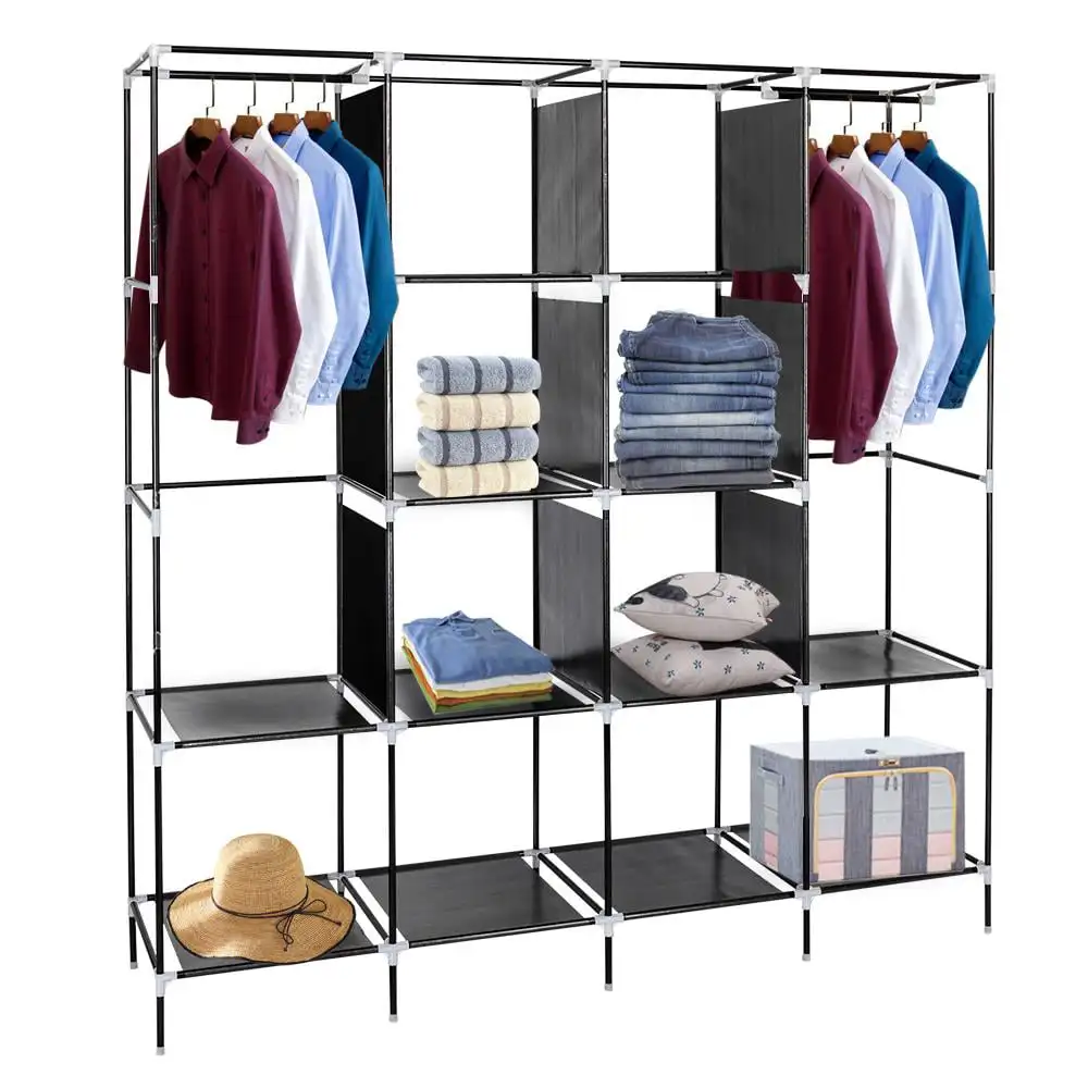 Portable Wardrobe Bedroom Clothes Closet, with Non-Woven Fabric Storage Box Organizer
Portable Wardrobe Bedroom Clothes Closet, with Non-Woven Fabric Storage Box Organizer
