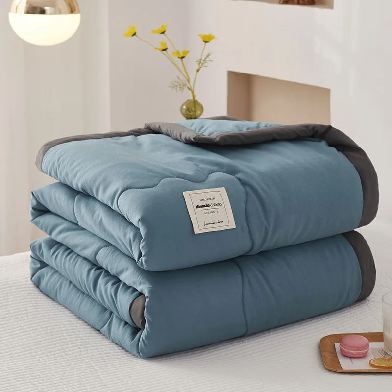 Unprinted Washed Cotton Summer Air-conditioning Quilt Solid Color Summer Quilt Thin Quilt Gift Quilt Summer Cool Quilt Core
Unprinted Washed Cotton Summer Air-conditioning Quilt Solid Color Summer Quilt Thin Quilt Gift Quilt Summer Cool Quilt Core
