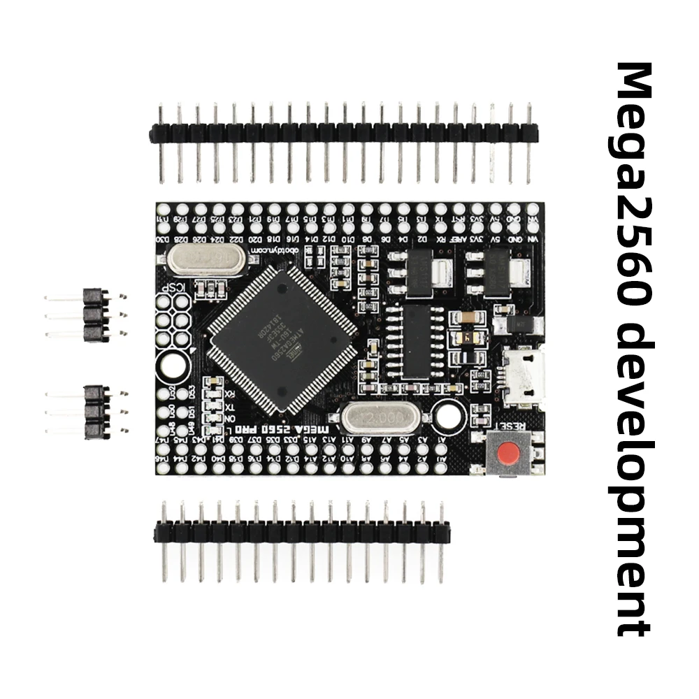 Встроенный чип MEGA 2560 PRO CH340G/Φ с штыревыми разъемами, совместимый с arduino Mega2560 DIY
Встроенный чип MEGA 2560 PRO CH340G/Φ с штыревыми разъемами, совместимый с arduino Mega2560 DIY