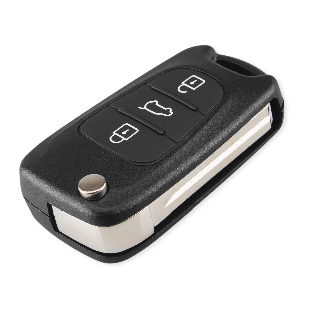 KEYYOU Замена дистанционного Ключа автомобиля Shell 3 кнопки флип складной удаленный