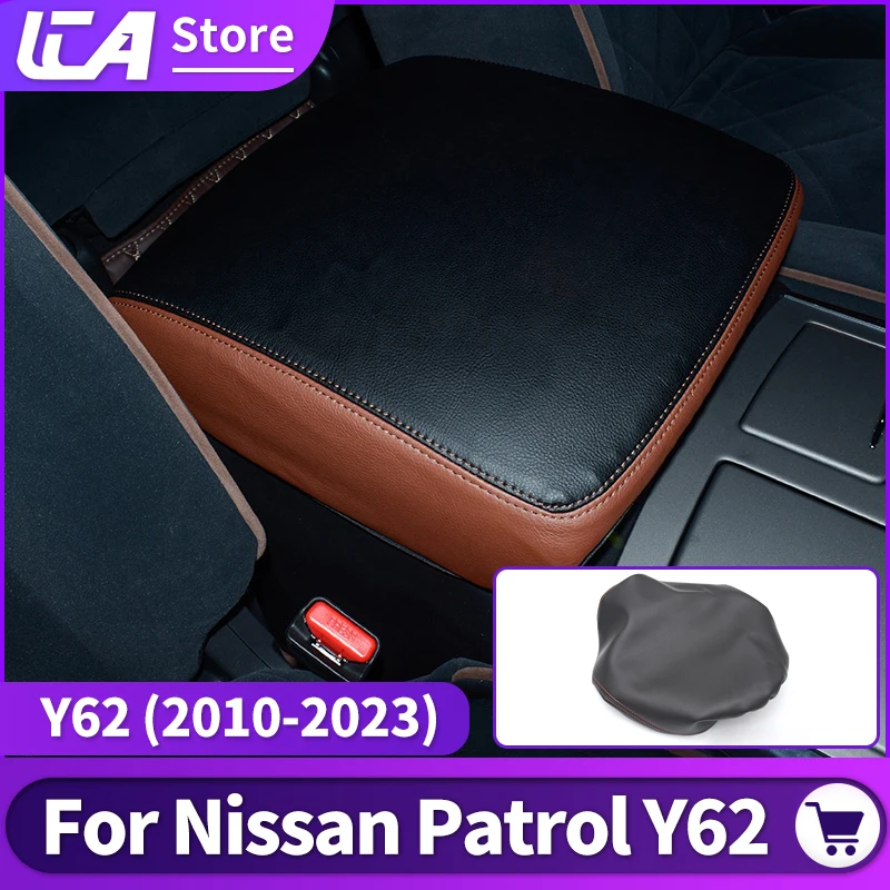 Central Armrest Box Leather Cover Suitable for Nissan Patrol Y62 2010-2021 2020 2019 2018Upgrade Interior Design Accessories
Central Armrest Box Leather Cover Suitable for Nissan Patrol Y62 2010-2021 2020 2019 2018Upgrade Interior Design Accessories