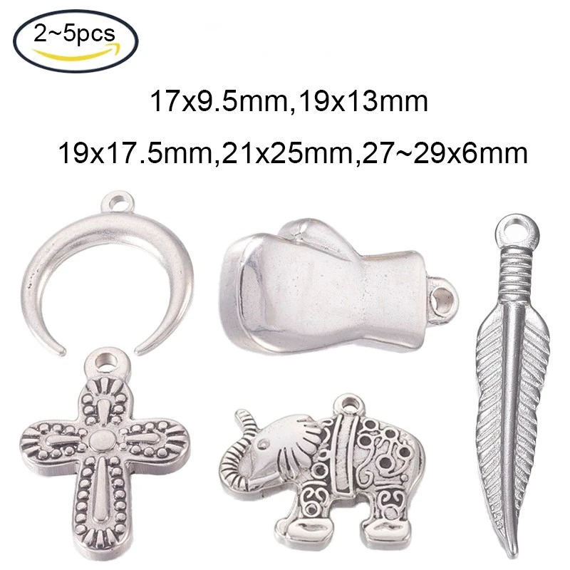 2PCS-5PCS 19x17.5x2mm 304 Stainless Steel Pendants for DIY Jewelry Making Double Horn-Crescent Moon Hole: 1.8mm
2PCS-5PCS 19x17.5x2mm 304 Stainless Steel Pendants for DIY Jewelry Making Double Horn-Crescent Moon Hole: 1.8mm