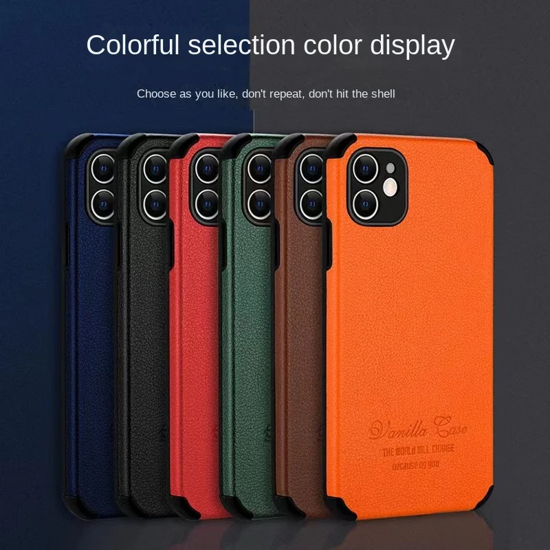 Suitable for Apple Iphone12 Phone Case Leather Pattern Business Shell Apple 13pro Men's All-Inclusive Fine Hole Protectiv
Suitable for Apple Iphone12 Phone Case Leather Pattern Business Shell Apple 13pro Men's All-Inclusive Fine Hole Protectiv