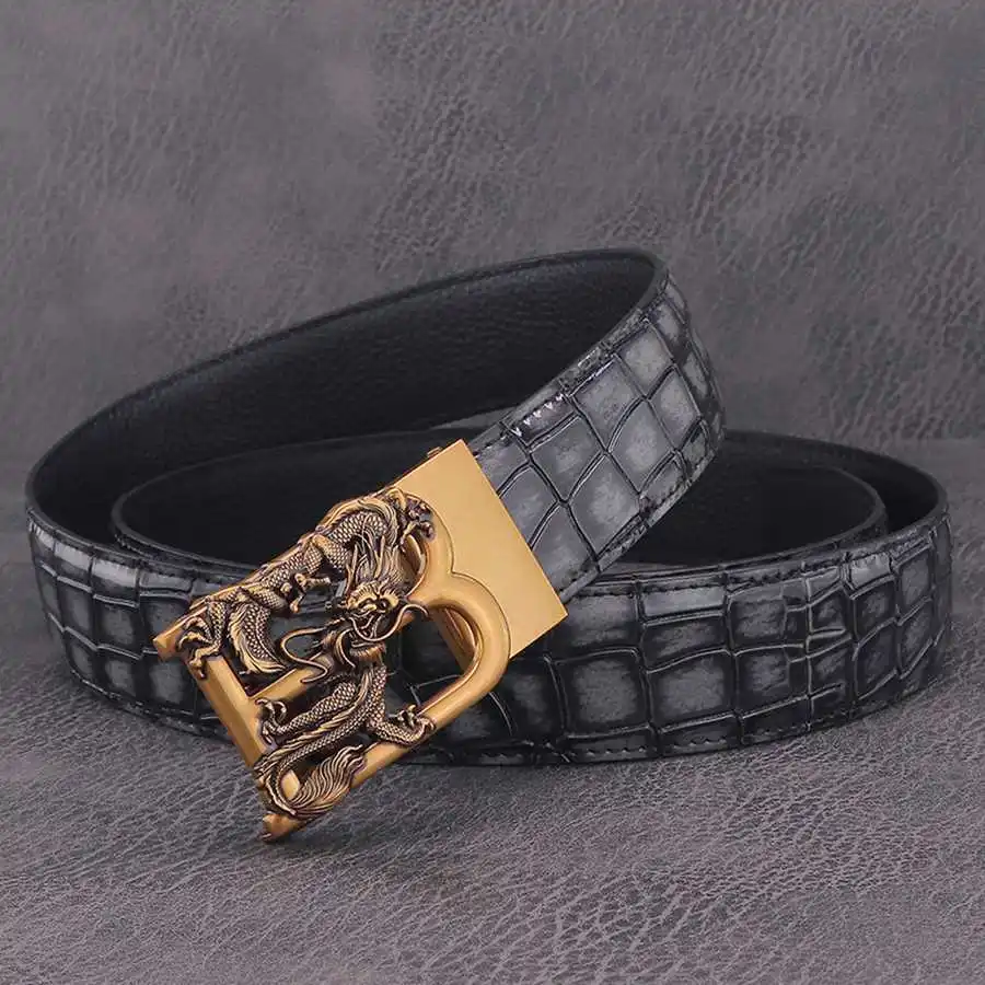 Mens Designer Belt,Ratchet Automatic Buckle Genuine Leather Belt Black Adjustable Male Waistband Genuine Leather
Mens Designer Belt,Ratchet Automatic Buckle Genuine Leather Belt Black Adjustable Male Waistband Genuine Leather