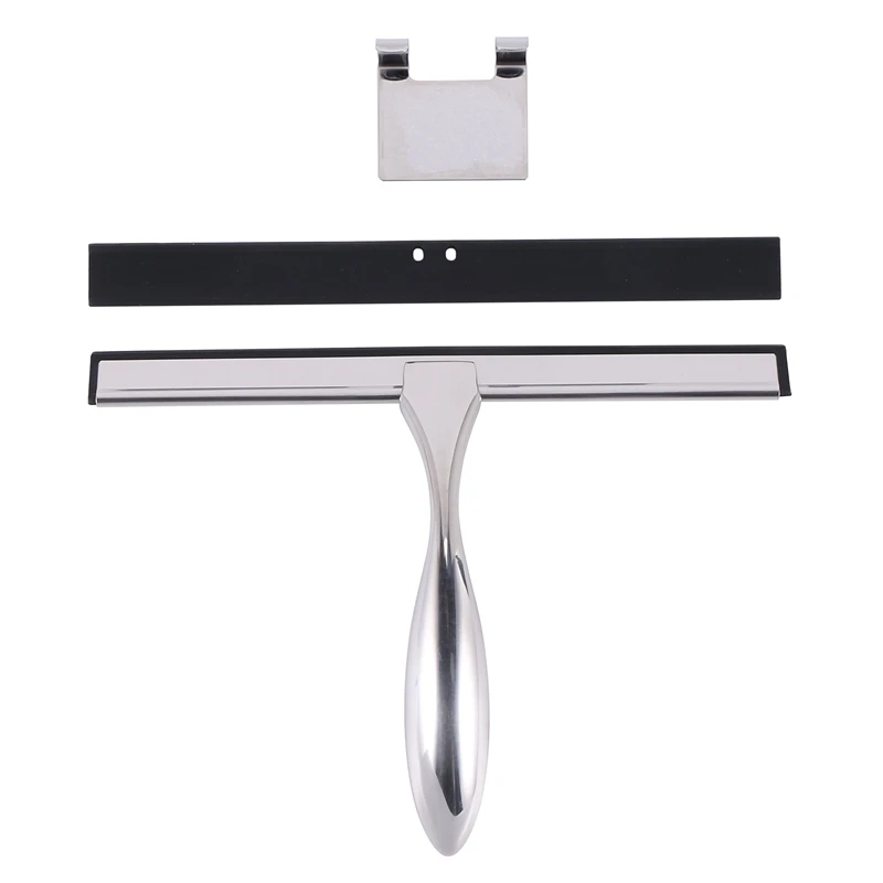 All-Purpose Shower Squeegee,Premium Stainless Steel Squeegee For Shower Doors,Window Ergonomic Non-Slip Handle,10 Inches
All-Purpose Shower Squeegee,Premium Stainless Steel Squeegee For Shower Doors,Window Ergonomic Non-Slip Handle,10 Inches