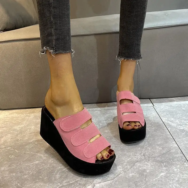 Shoes Woman 2022 On A Wedge Big Size Female Slippers Luxury Slides Low New Designer Soft Hoof Heels Rome Casual Fashion Fabric R
Shoes Woman 2022 On A Wedge Big Size Female Slippers Luxury Slides Low New Designer Soft Hoof Heels Rome Casual Fashion Fabric R