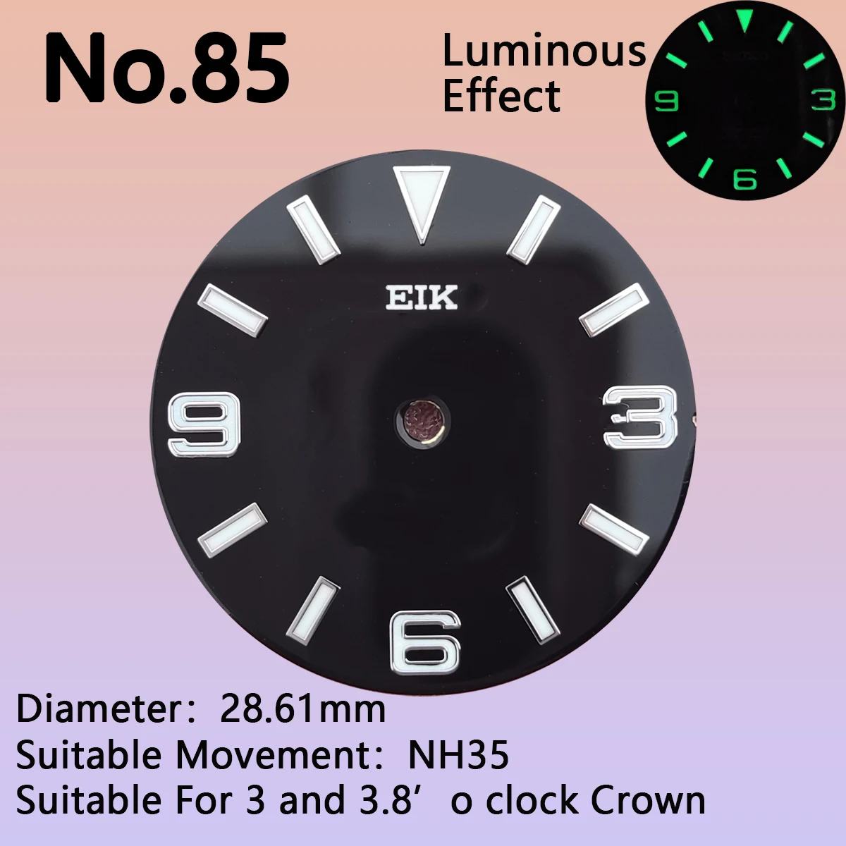 NH35 Dial NH36 S Watch 28.5mm/29mm Various Colors C3 Super Luminous Fit NH35 NH36 Movement Modified Watch Literal Abalone Seiko
NH35 Dial NH36 S Watch 28.5mm/29mm Various Colors C3 Super Luminous Fit NH35 NH36 Movement Modified Watch Literal Abalone Seiko