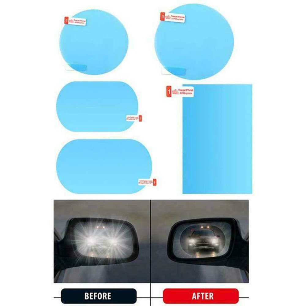 2PCS Car Rear View Mirror Side Casement Glass Protective Film Anti Fog Rainproof Anti Fog Rainproof Glass Protective
2PCS Car Rear View Mirror Side Casement Glass Protective Film Anti Fog Rainproof Anti Fog Rainproof Glass Protective