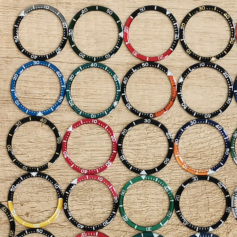 38mm SKX007 Bezel Insert Resin Aluminum Bezel Ring Fits Seiko SKX007 SRPD SUB Style Curve Bezel NH35 NH36 Watch Cases parts
38mm SKX007 Bezel Insert Resin Aluminum Bezel Ring Fits Seiko SKX007 SRPD SUB Style Curve Bezel NH35 NH36 Watch Cases parts