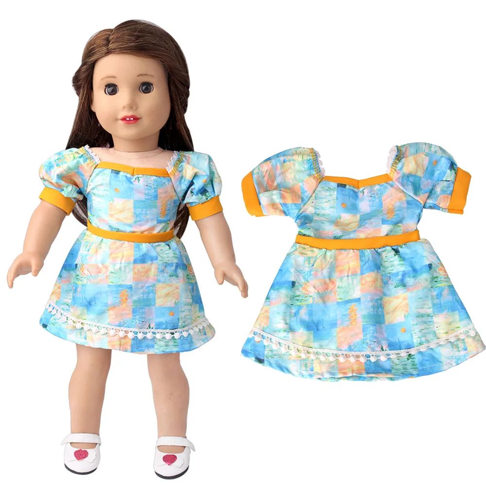 Doll Clothes Soft Princess Dress Skirt 18 Inch American Doll Girl Clothes Fit 43Cm Baby Clothes Doll Toys Accessories Girl Gift
Doll Clothes Soft Princess Dress Skirt 18 Inch American Doll Girl Clothes Fit 43Cm Baby Clothes Doll Toys Accessories Girl Gift