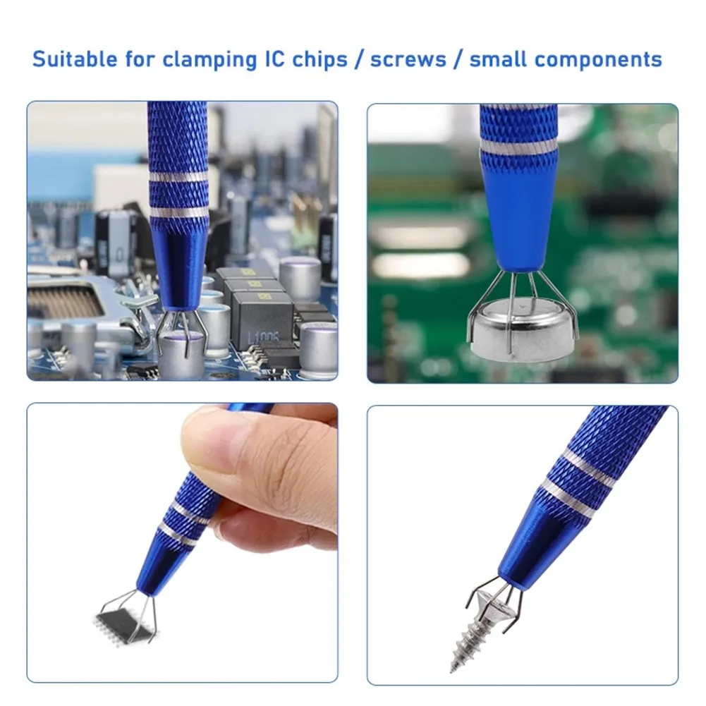 IC Extractor Puller Electronic Component Grabber IC Extractor Pickup Tool GA Chip Picker Patch IC Suck Pen Motherboard Repairing
IC Extractor Puller Electronic Component Grabber IC Extractor Pickup Tool GA Chip Picker Patch IC Suck Pen Motherboard Repairing