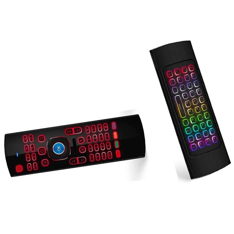 3X Air Mouse для Android Tv Box, Мини Беспроводная клавиатура Air Remote Mouse с RGB подсветкой MX3 Pro IR Learning
3X Air Mouse для Android Tv Box, Мини Беспроводная клавиатура Air Remote Mouse с RGB подсветкой MX3 Pro IR Learning