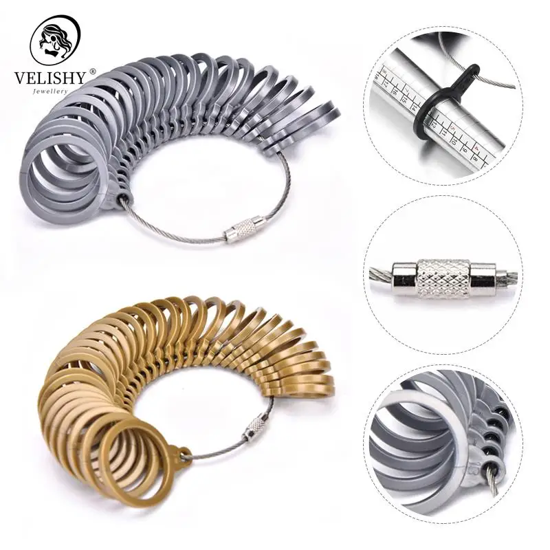 21Pcs/Set Ring Sizer Finger Sizing Measuring Stick Plastic Rings Mandrel US Size Jewelry Tool Equipment
21Pcs/Set Ring Sizer Finger Sizing Measuring Stick Plastic Rings Mandrel US Size Jewelry Tool Equipment