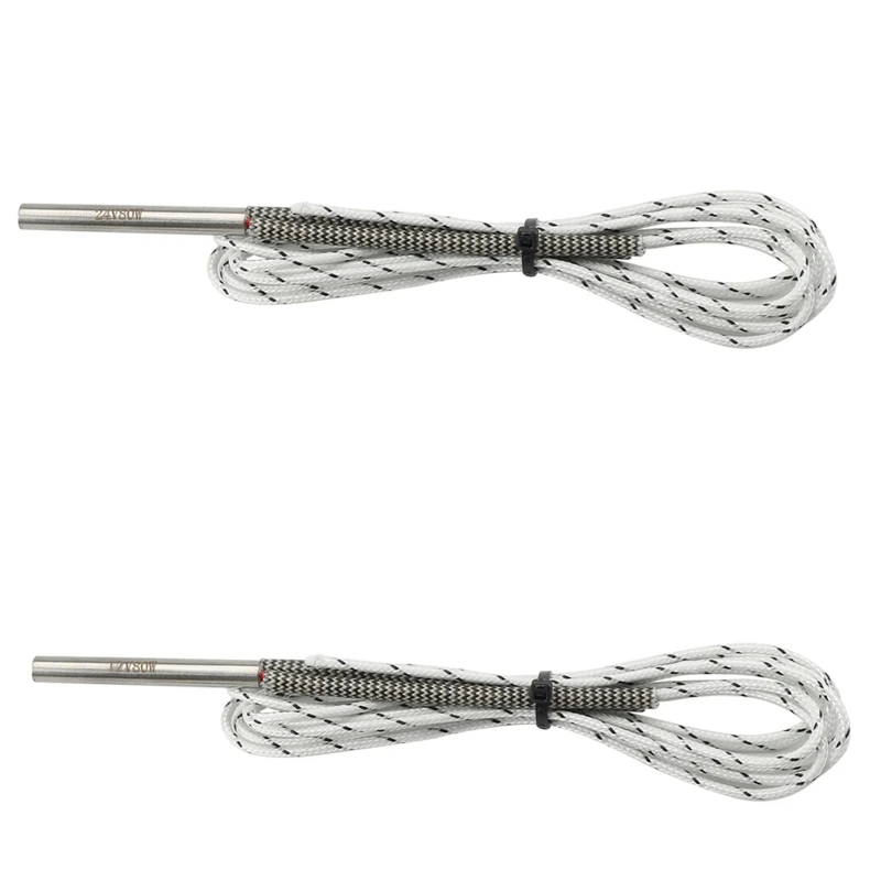 304 Heating Tube 6x47.5MM 12V/ 24V 80W Heat Cartridge Heater Pipe 1M for Ender 3 Sidewinder Printer Extruder
304 Heating Tube 6x47.5MM 12V/ 24V 80W Heat Cartridge Heater Pipe 1M for Ender 3 Sidewinder Printer Extruder