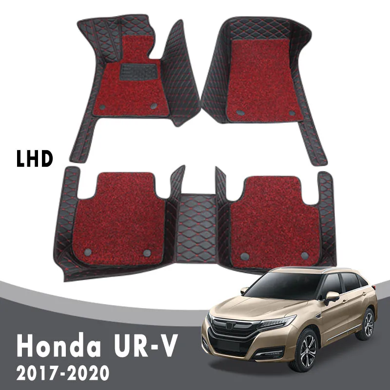 Роскошные двухслойные коврики с проволочной петлей для Honda UR-V URV 2020 2019 2018 2017, автомобильные напольные коврики, кожаные внутренние части под з...
Роскошные двухслойные коврики с проволочной петлей для Honda UR-V URV 2020 2019 2018 2017, автомобильные напольные коврики, кожаные внутренние части под з...