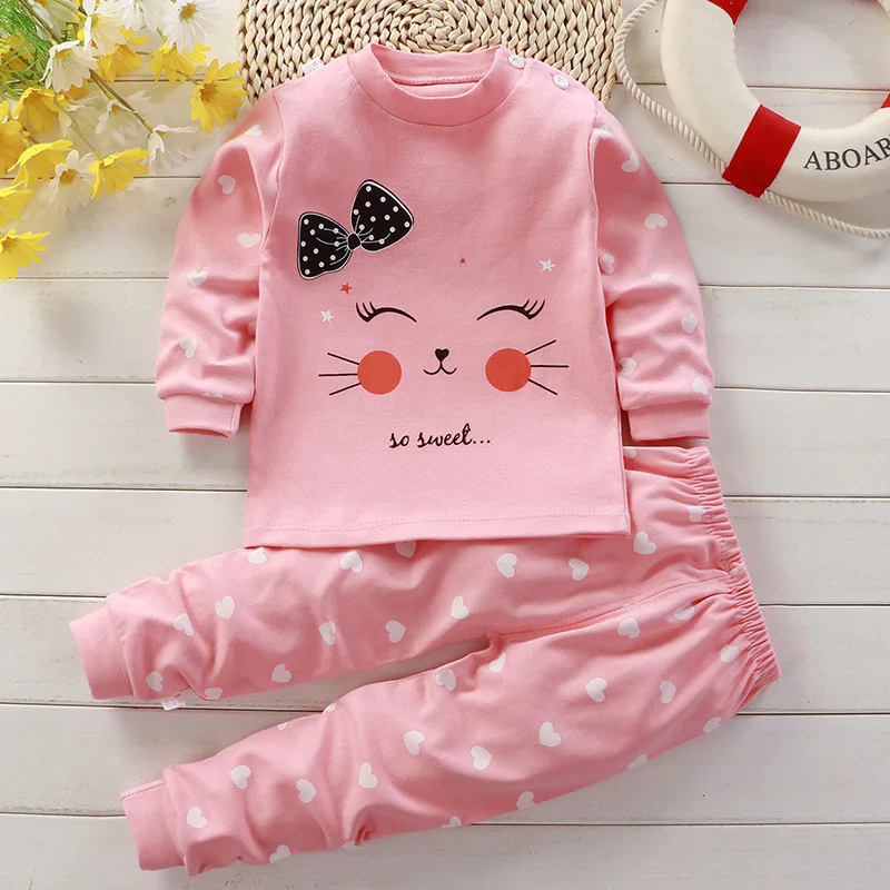 2023 cute pink Baby Girl Clothes Sets Spring Kids Home clothes Tops + Pant Outfits Baby girls Outfits
2023 cute pink Baby Girl Clothes Sets Spring Kids Home clothes Tops + Pant Outfits Baby girls Outfits