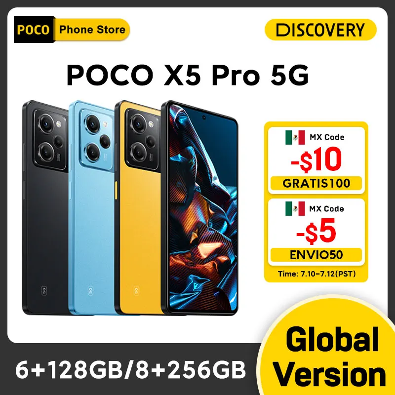 【World Premiere】POCO X5 Pro 5G Global Version 128GB/256GB Snapdragon 778G 120Hz Flow AMOLED DotDisplay 108MP Camera 67W NFC
【World Premiere】POCO X5 Pro 5G Global Version 128GB/256GB Snapdragon 778G 120Hz Flow AMOLED DotDisplay 108MP Camera 67W NFC