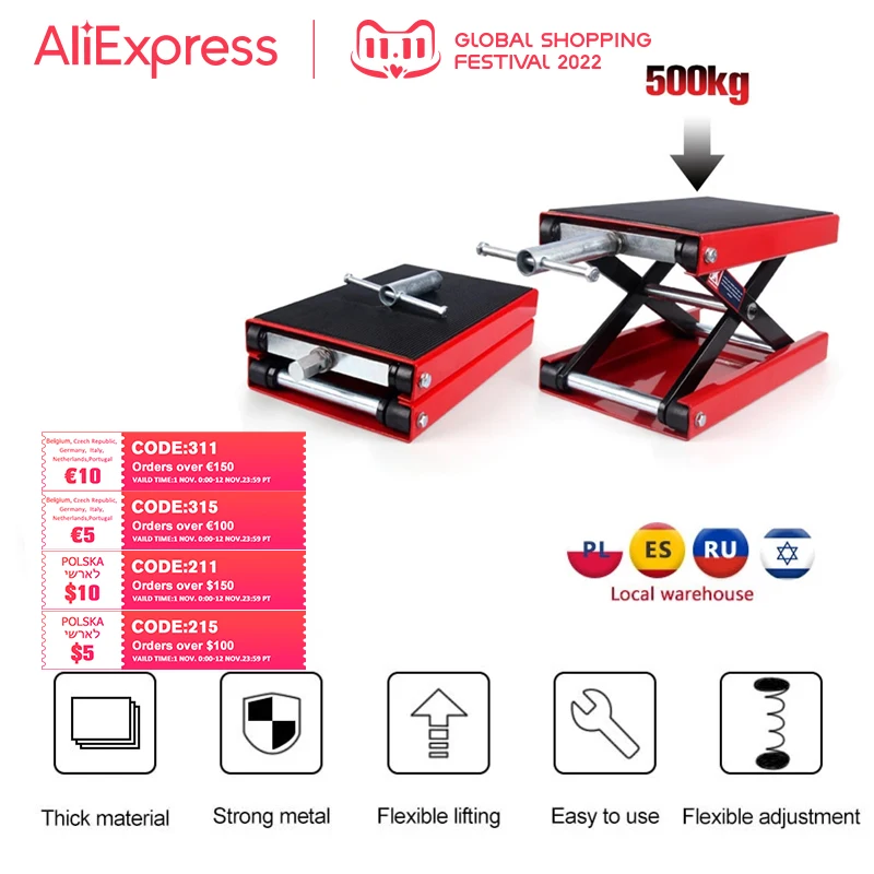Motorcycle Jack Professional Workbench Repair Tools Lift 500KG 1100LBS Center Scissor Suitable For Motor Bicycle ATV Work Stand
Motorcycle Jack Professional Workbench Repair Tools Lift 500KG 1100LBS Center Scissor Suitable For Motor Bicycle ATV Work Stand