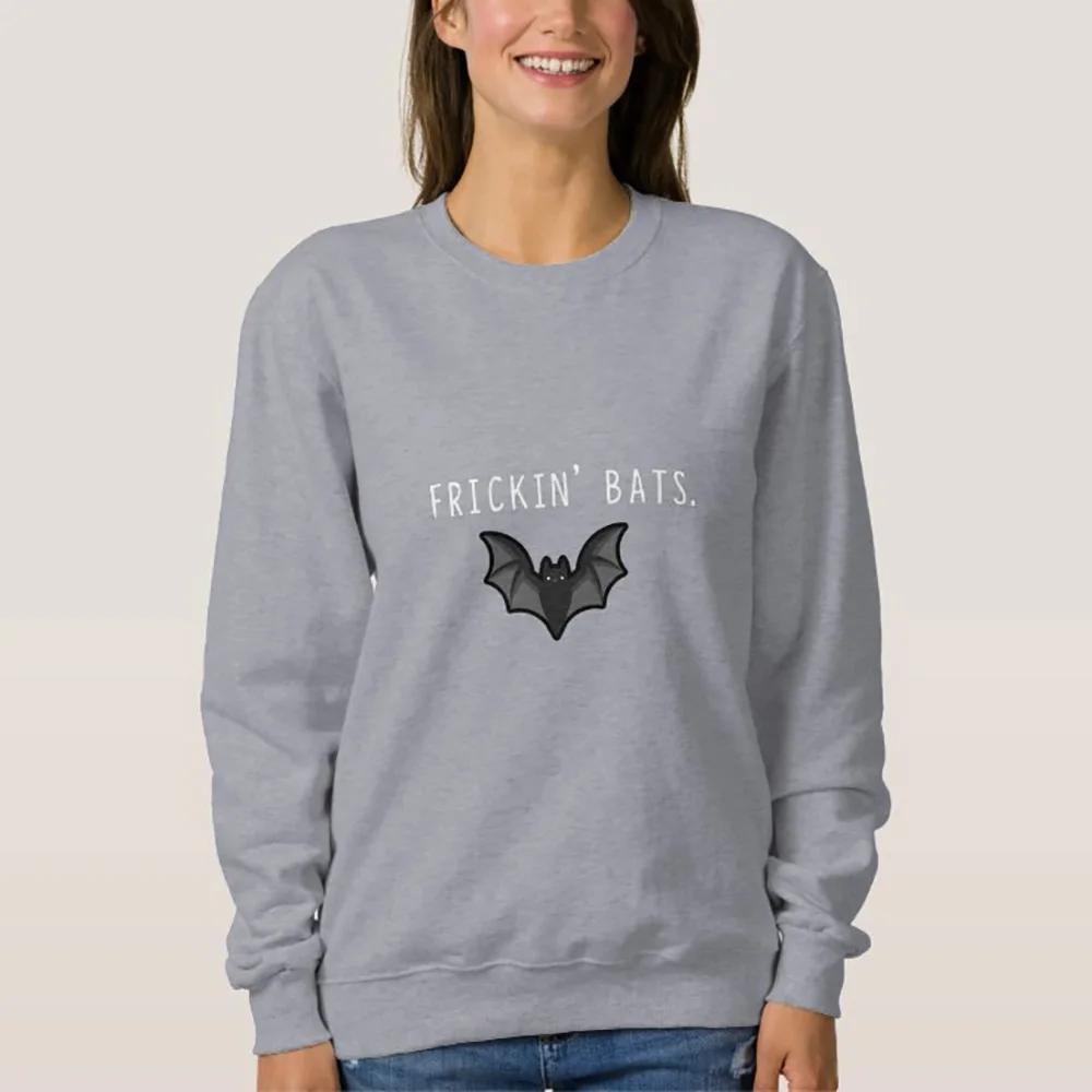 Printing Sweatshirt Halloween Black Bat Long Sleeve Sweatshirt Simple Harajuku Warm Oversize Pullovers
Printing Sweatshirt Halloween Black Bat Long Sleeve Sweatshirt Simple Harajuku Warm Oversize Pullovers